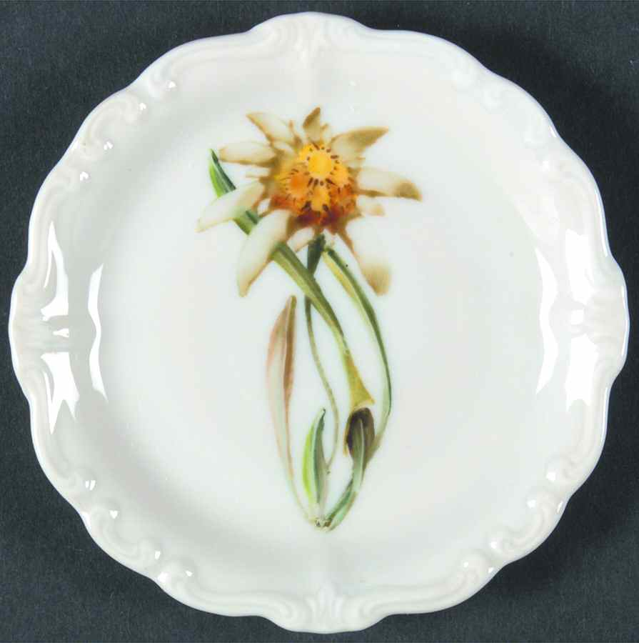 Alpine Flowers Butter Pat by Rosenthal - Continental-1