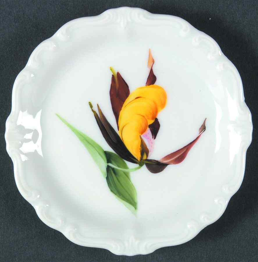 Alpine Flowers Butter Pat by Rosenthal - Continental-1