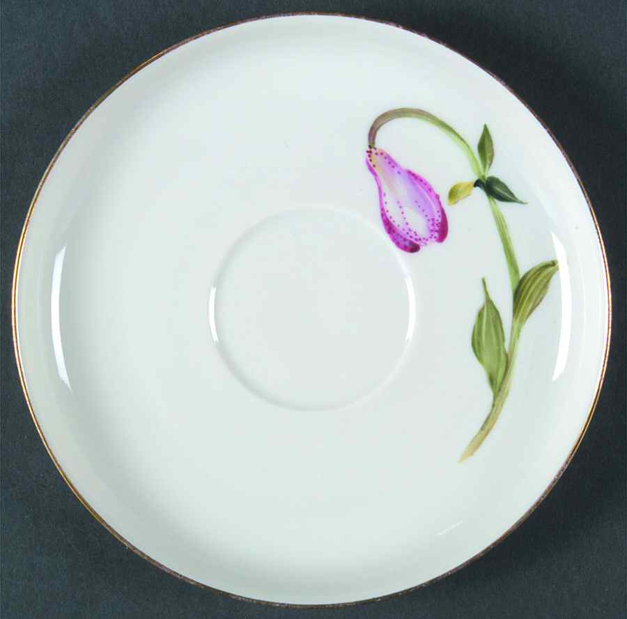 Alpine Flowers Saucer for Flat Cup by Rosenthal - Continental-1