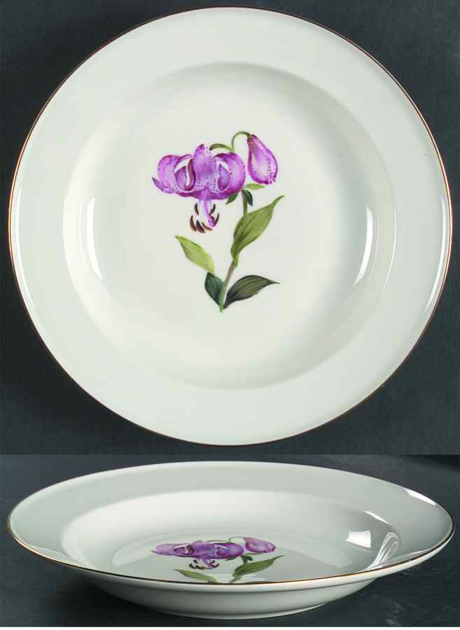 Alpine Flowers Large Rim Soup Bowl by Rosenthal - Continental-1