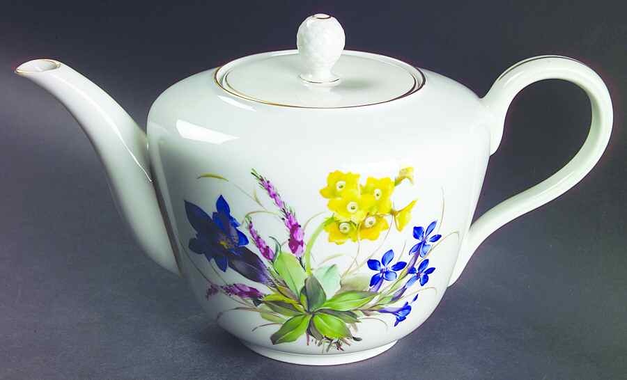 Alpine Flowers Teapot & Lid by Rosenthal - Continental-1