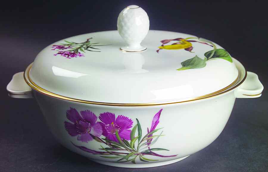 Alpine Flowers Round Covered Vegetable by Rosenthal - Continental-1