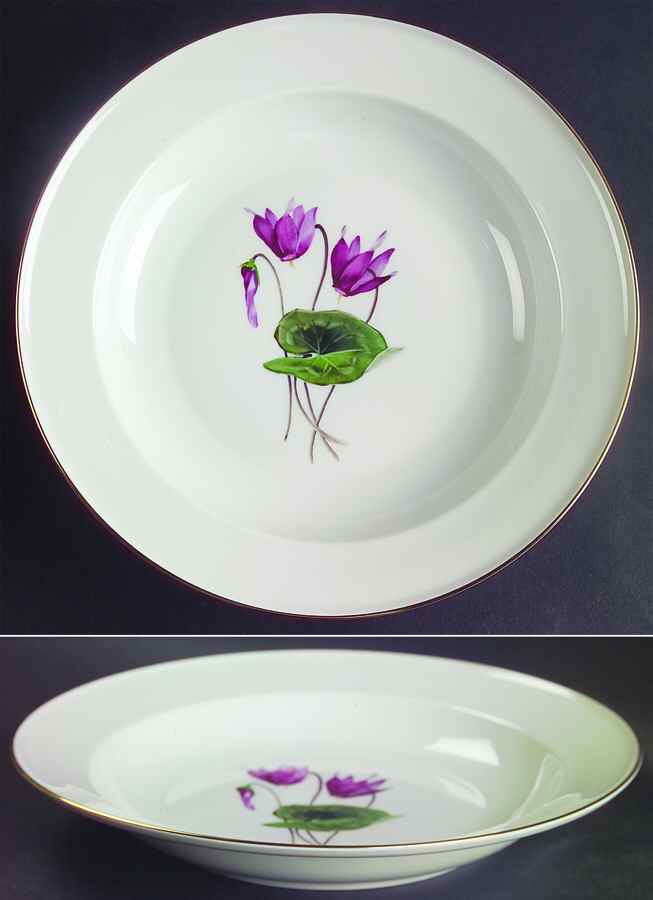 Alpine Flowers Large Rim Soup Bowl by Rosenthal - Continental-1