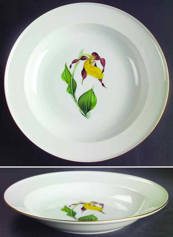 Alpine Flowers Large Rim Soup Bowl by Rosenthal - Continental-1