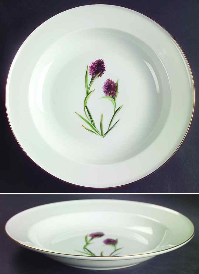 Alpine Flowers Large Rim Soup Bowl by Rosenthal - Continental-1