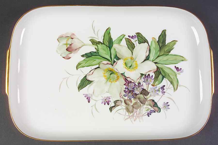 Alpine Flowers 15" Rectangular Serving Platter by Rosenthal - Continental-1