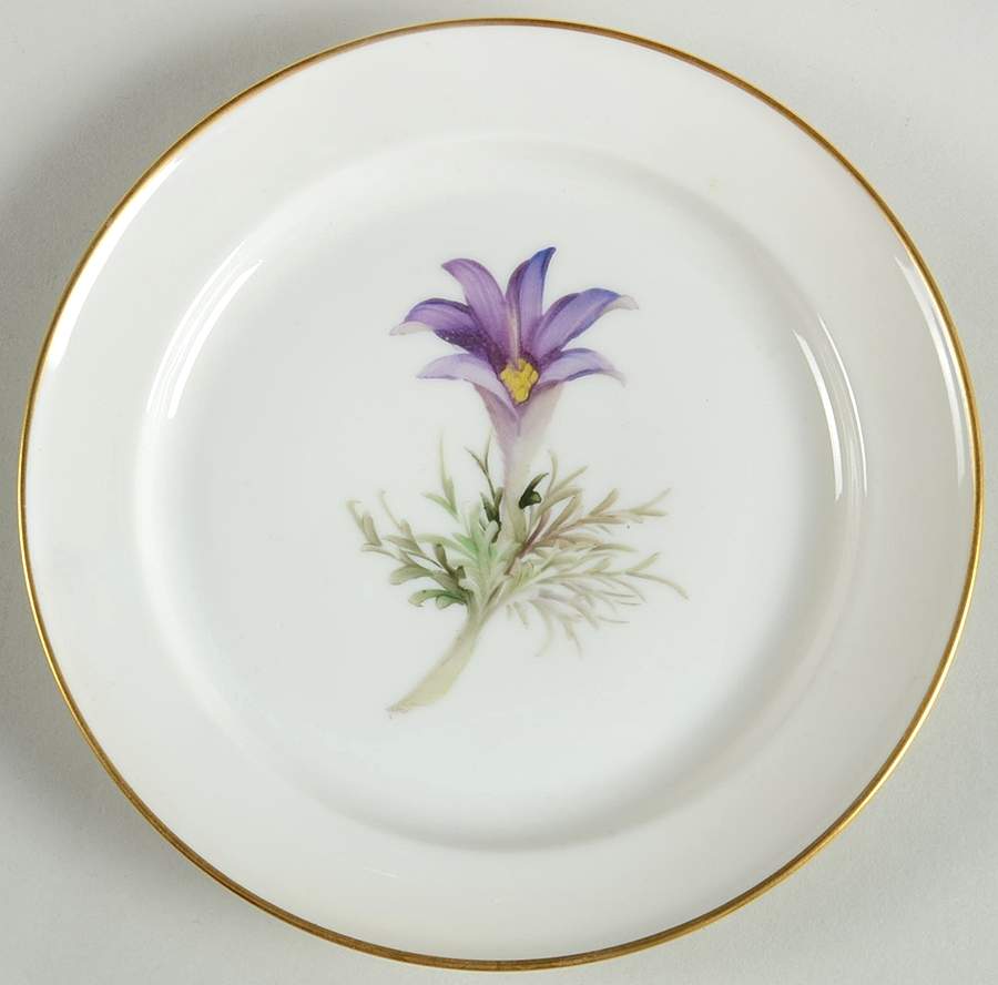 Alpine Flowers Bread & Butter Plate by Rosenthal - Continental-1