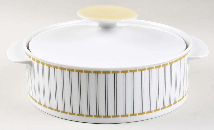 Amber Round Covered Vegetable by Rosenthal - Continental-1