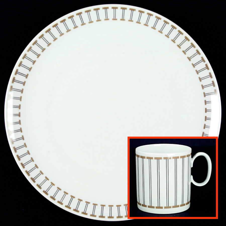 Amber Dinner Plate by Rosenthal - Continental-1