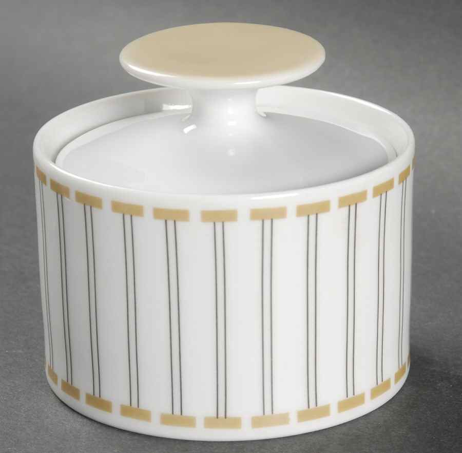 Amber Sugar Bowl & Lid by Rosenthal - Continental-1