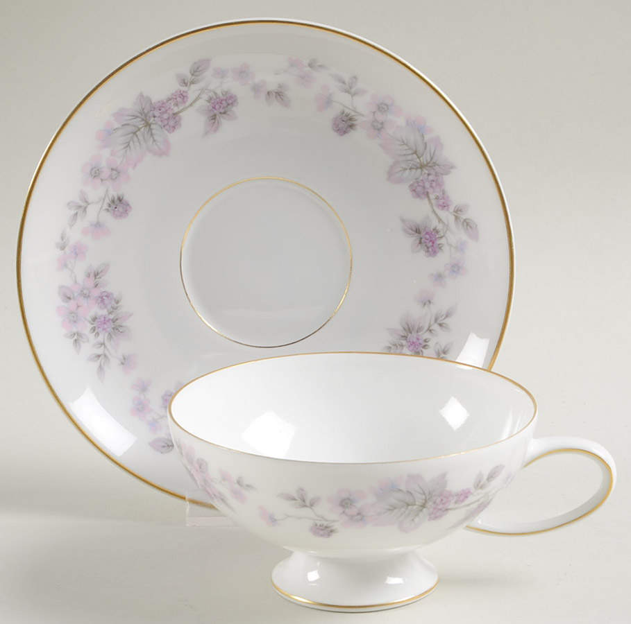 Amethyst Footed Cup & Saucer Set by Rosenthal - Continental-1