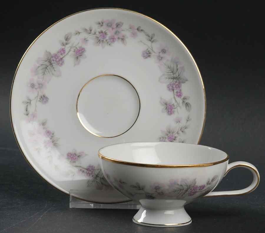 Amethyst Footed Demitasse Cup & Saucer Set by Rosenthal - Continental-1