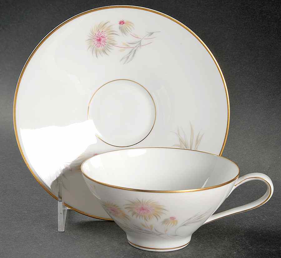 Annette Flat Cup & Saucer Set by Rosenthal - Continental-1