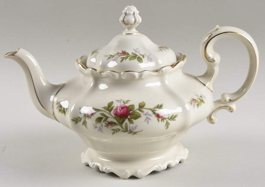 Antoinette (Pompadour Shape) Small Teapot & Lid by Rosenthal - Continental-1