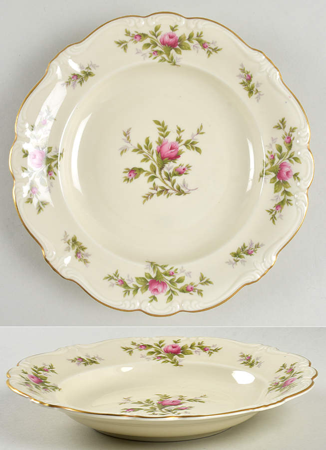 Antoinette (Pompadour Shape) Rim Soup Bowl by Rosenthal - Continental-1