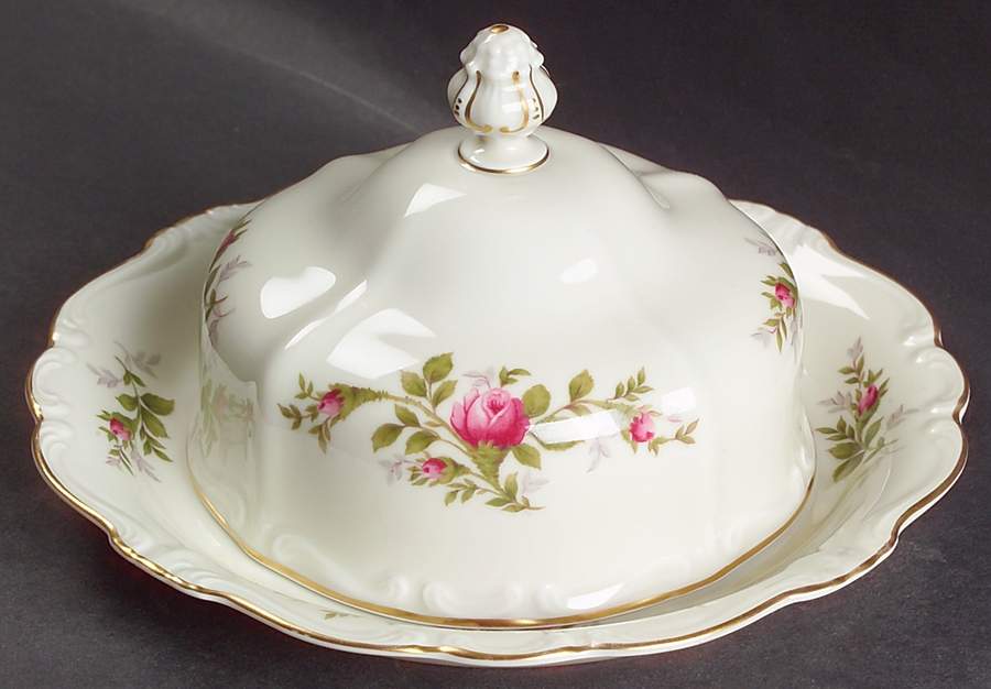 Antoinette (Pompadour Shape) Round Covered Butter by Rosenthal - Continental-1
