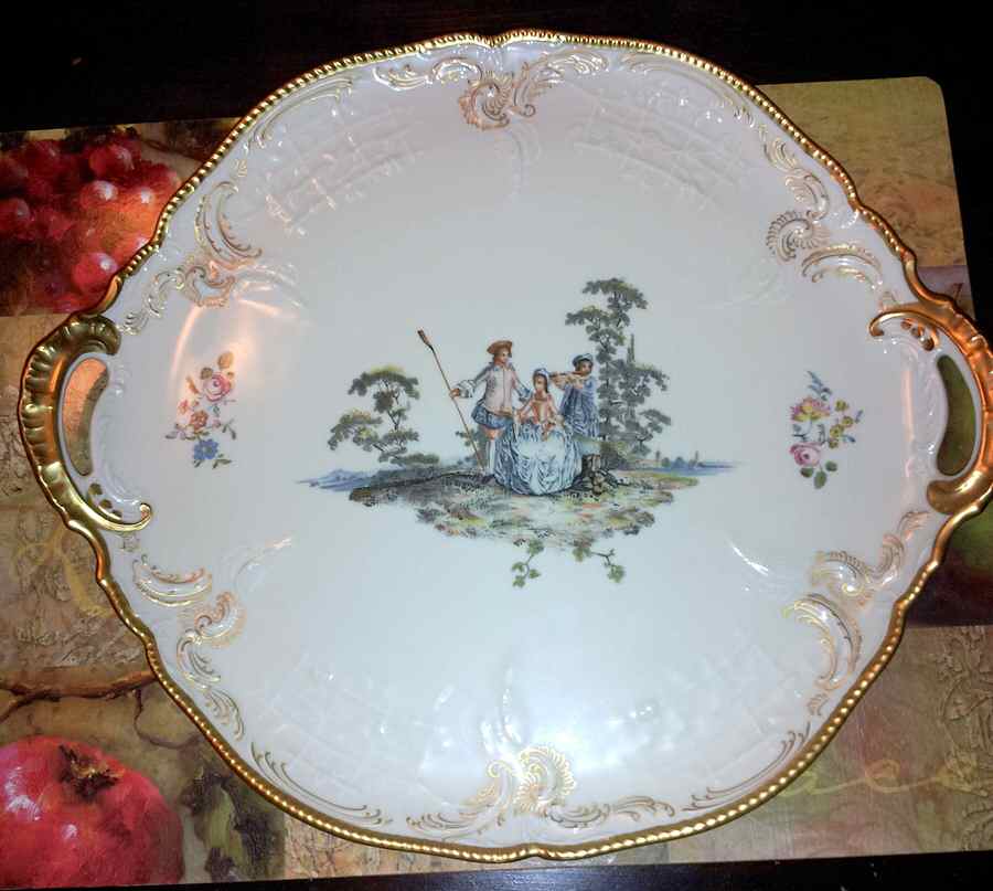 Arcadia Handled Cake Plate by Rosenthal - Continental-1