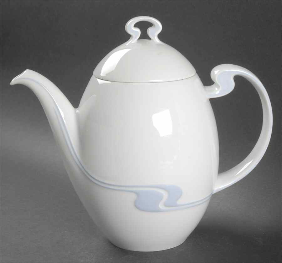 Asymmetria Blue Coffee Pot & Lid by Rosenthal - Continental-1
