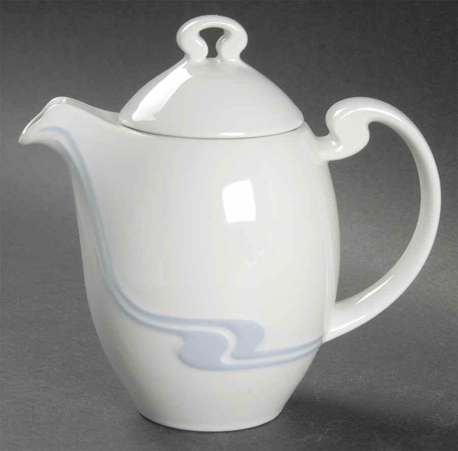 Asymmetria Blue Mini Coffee Pot & Lid by Rosenthal - Continental-1