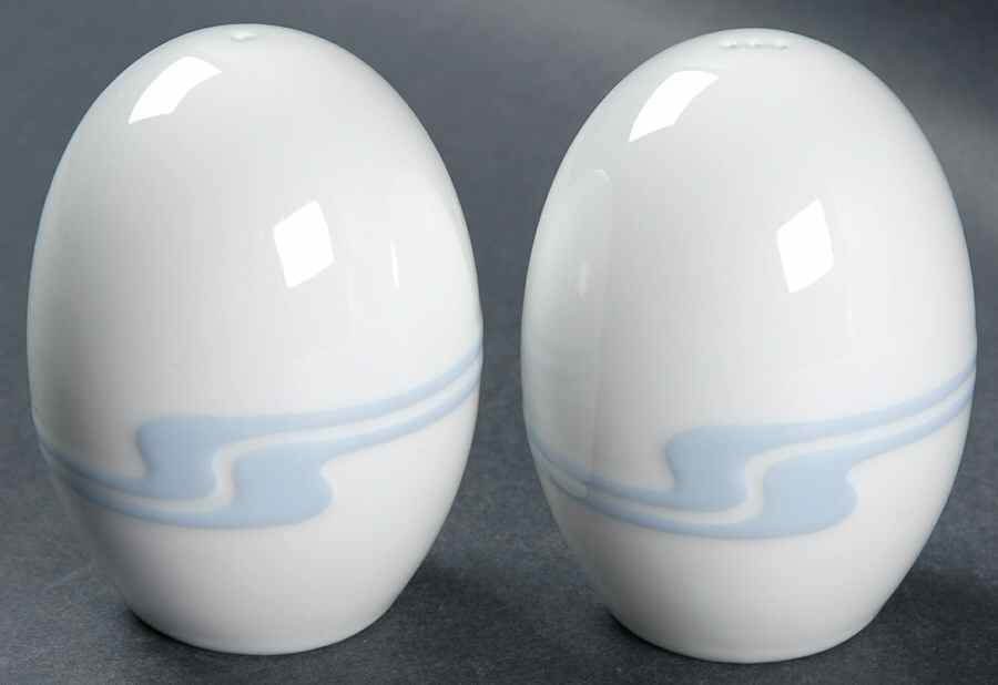 Asymmetria Blue Salt & Pepper Set by Rosenthal - Continental-1