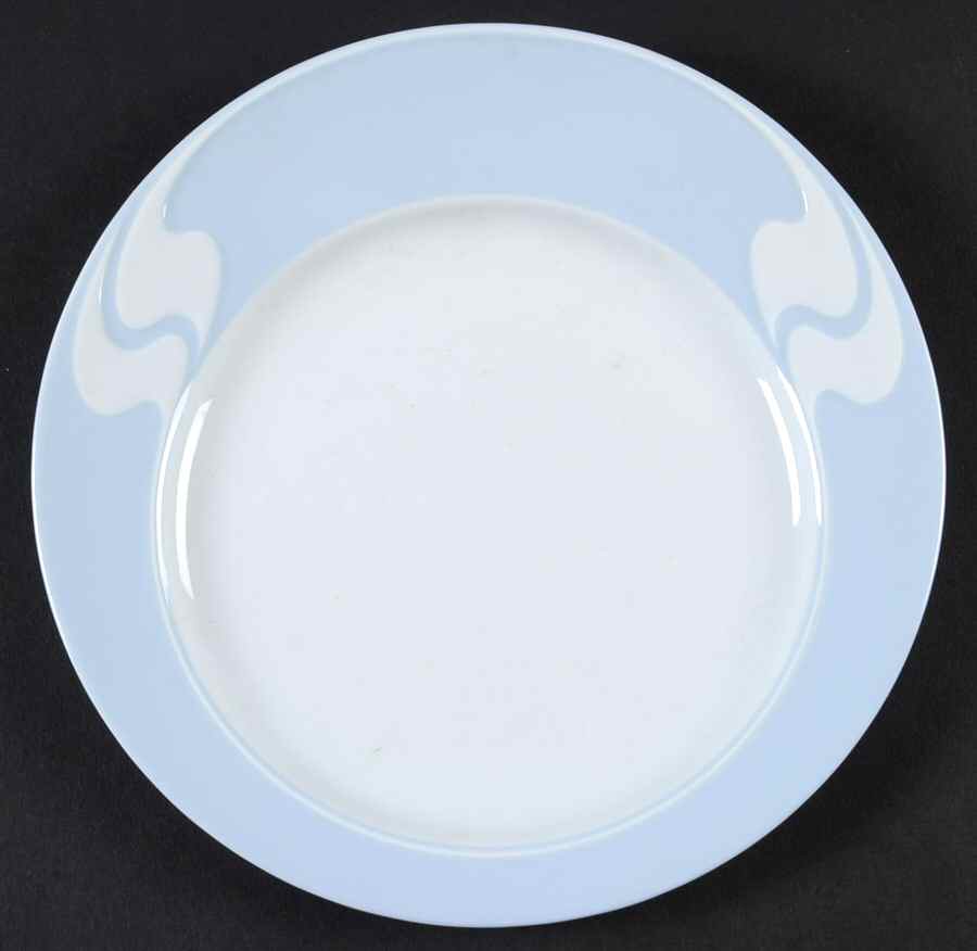 Asymmetria Blue Bread & Butter Plate by Rosenthal - Continental-1