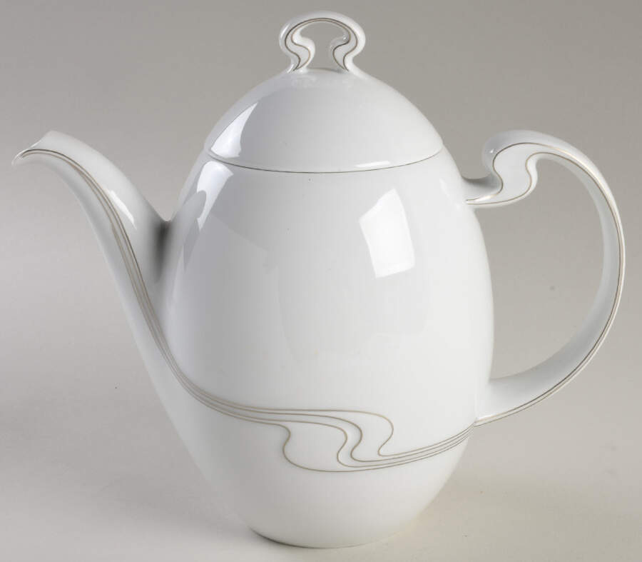 Asymmetria Grey Coffee Pot & Lid by Rosenthal - Continental-1