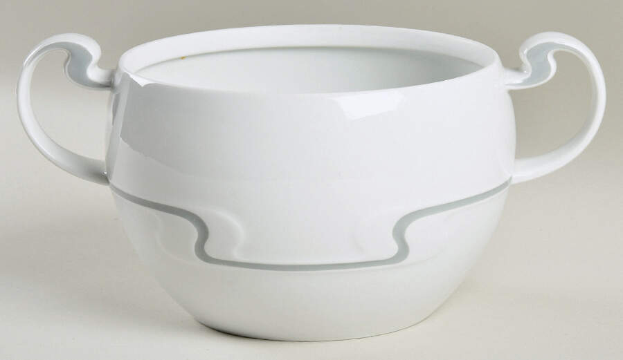 Asymmetria Grey Round Vegetable No Lid by Rosenthal - Continental-1