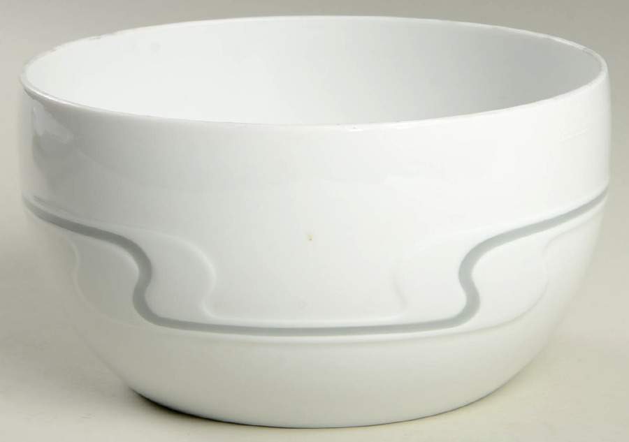 Asymmetria Grey 6" Round Vegetable Bowl by Rosenthal - Continental-1