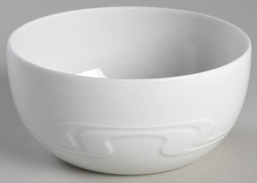 Asymmetria White Fruit/Dessert (Sauce) Bowl by Rosenthal - Continental-1
