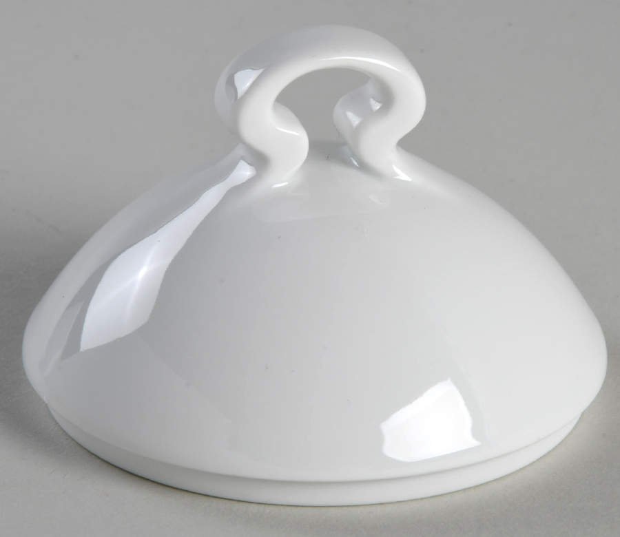 Asymmetria White Lid for Sugar Bowl by Rosenthal - Continental-1