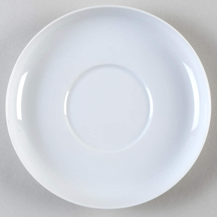 Asymmetria White Saucer for Cream Soup Bowl by Rosenthal - Continental-1