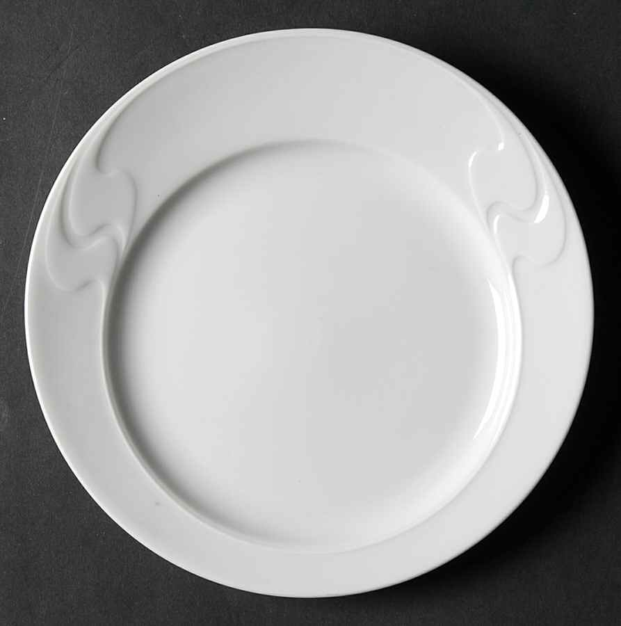 Asymmetria White Bread & Butter Plate by Rosenthal - Continental-1