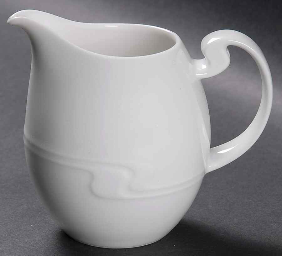 Asymmetria White Mini Creamer by Rosenthal - Continental-1