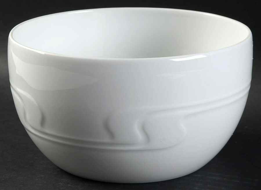 Asymmetria White 6" Round Vegetable Bowl by Rosenthal - Continental-1