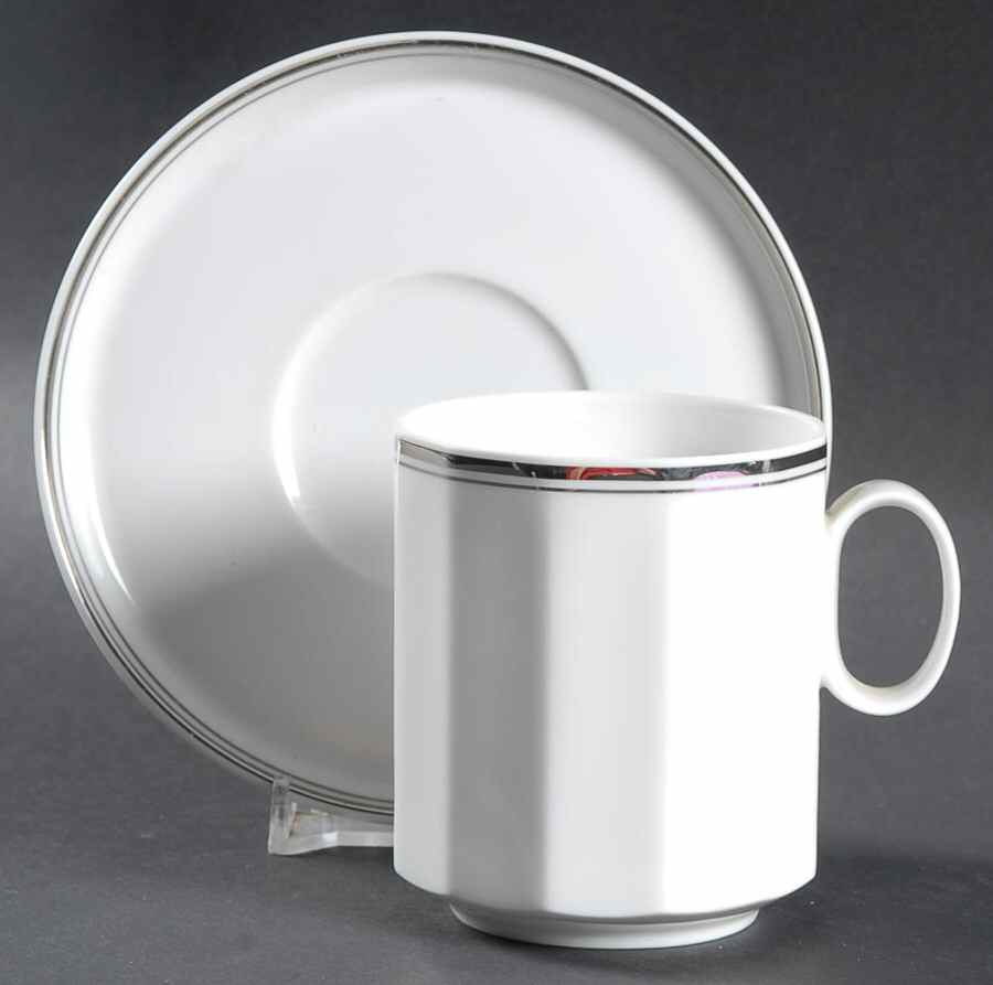 Athena Flat Cup & Saucer Set by Rosenthal - Continental-1