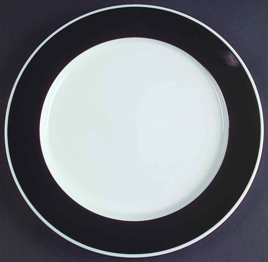 Avenue Black Dinner Plate by Rosenthal - Continental-1