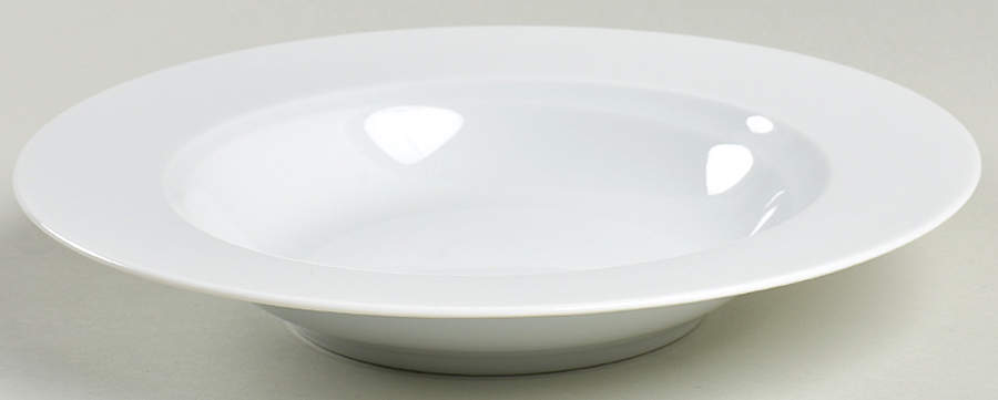Avenue White Large Rim Soup Bowl by Rosenthal - Continental-1