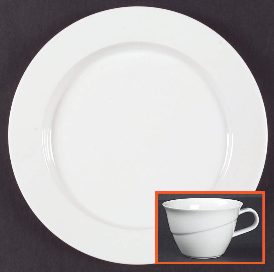 Avenue White Dinner Plate by Rosenthal - Continental-1