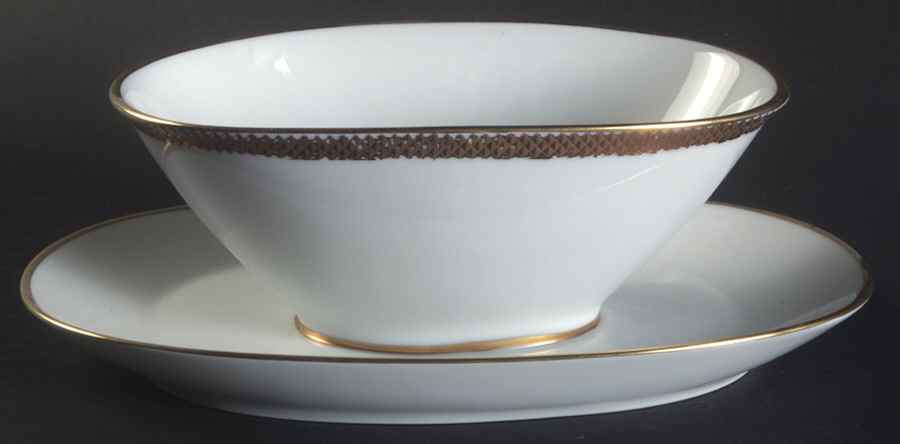 Avante Garde (Bettina) Gravy Boat with Attached Underplate by Rosenthal - Continental-1