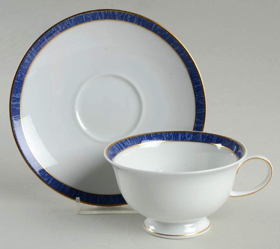 Azur Footed Cup & Saucer Set by Rosenthal - Continental-1