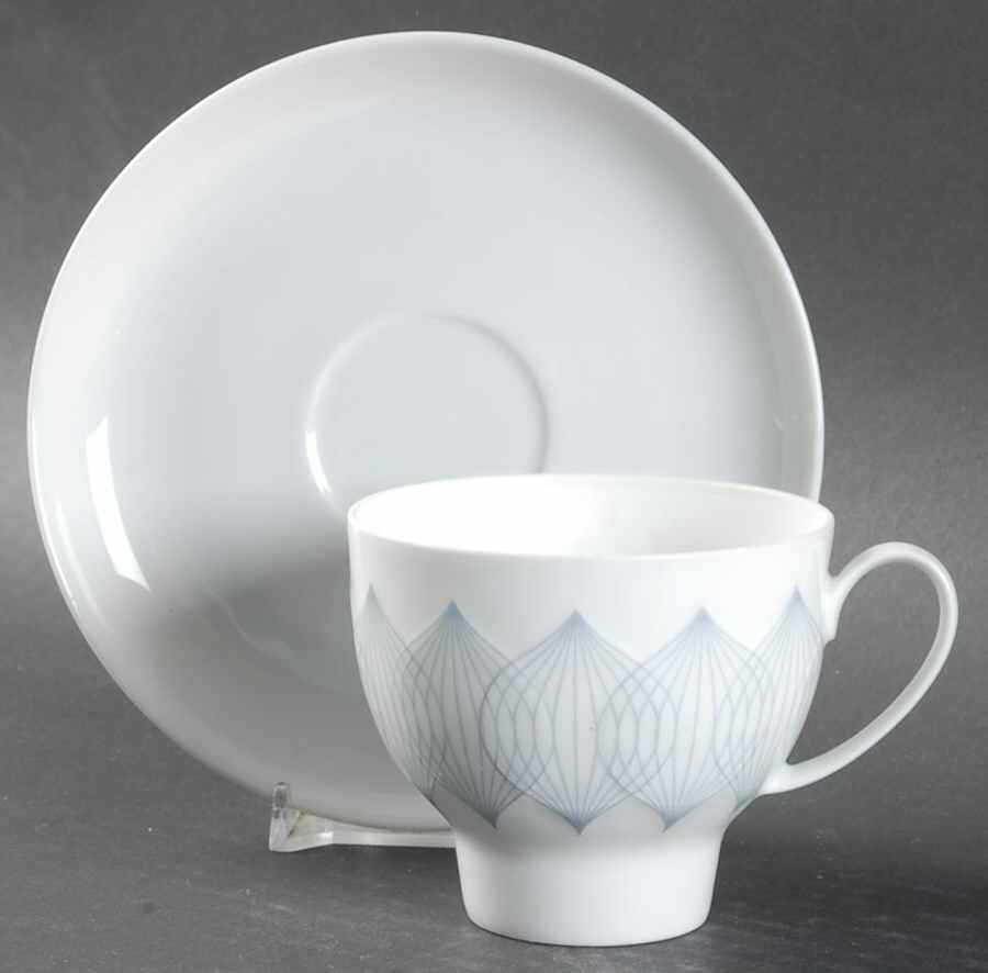 Ballet Flat Cup & Saucer Set by Rosenthal - Continental-1