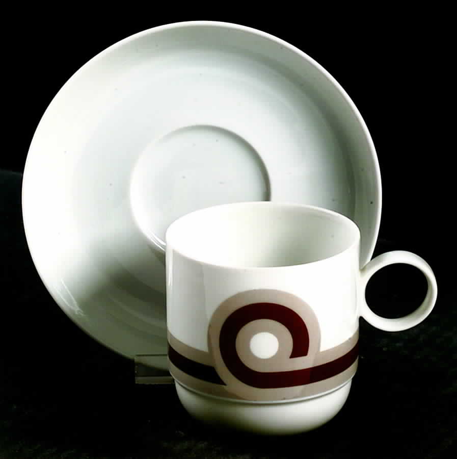 Baltic Flat Cup & Saucer Set by Rosenthal - Continental-1