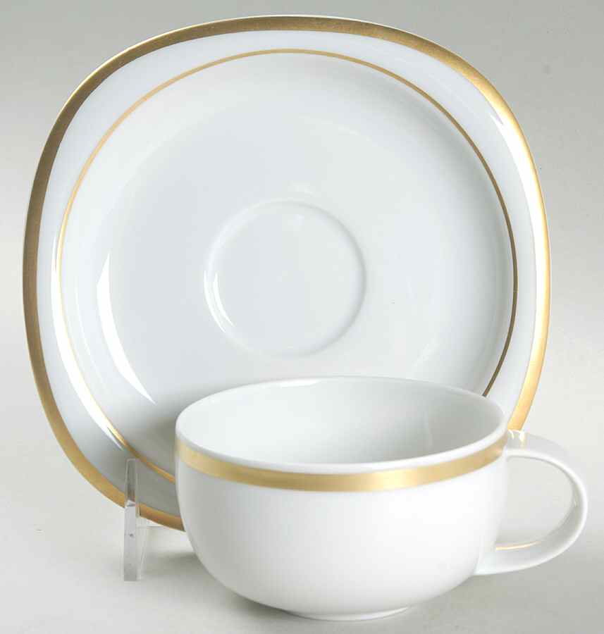 Banquet (Suomi) Flat Cup & Saucer Set by Rosenthal - Continental-1