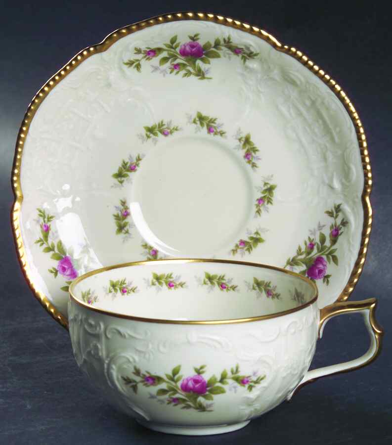 Barbara Flat Cup & Saucer Set by Rosenthal - Continental-1