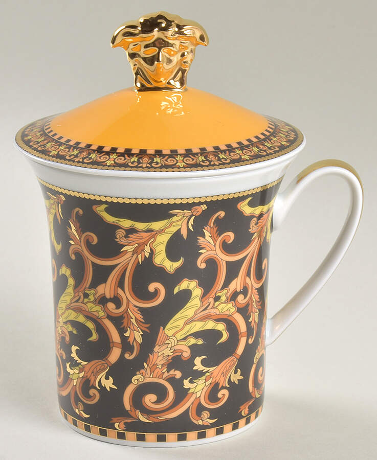 Barocco Mug & Lid (30th Anniversary Backstamp) by Rosenthal - Continental-1