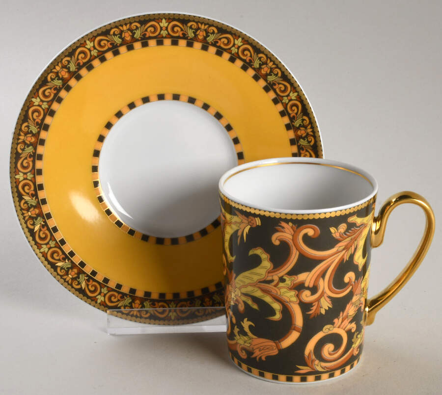 Barocco Flat Demitasse Cup & Saucer Set by Rosenthal - Continental-1