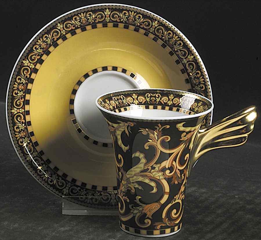 Barocco Flat Demitasse Cup & Saucer Set by Rosenthal - Continental-1