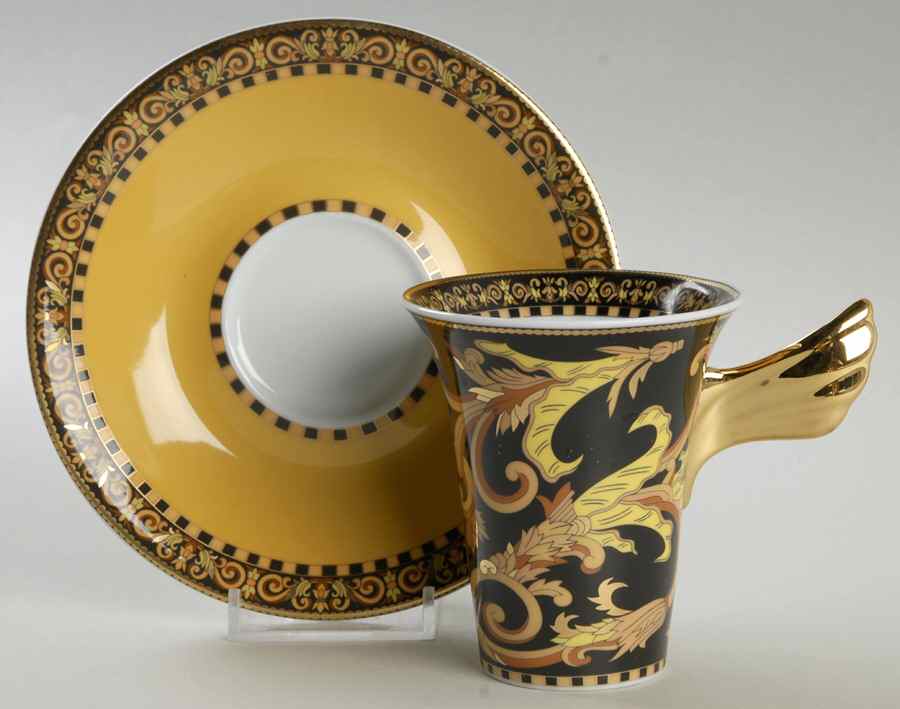 Barocco Flat Cup & Saucer Set by Rosenthal - Continental-1