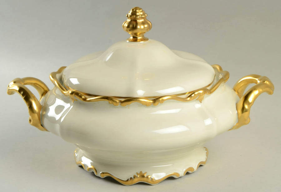 Baroque Gold Round Covered Vegetable by Rosenthal - Continental-1