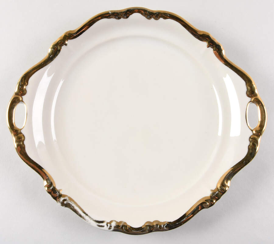 Baroque Gold Handled Cake Plate by Rosenthal - Continental-1